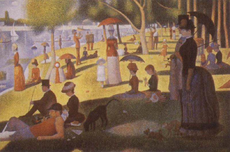 Georges Seurat Sunday Afternoon on La Grande Jatte Germany oil painting art